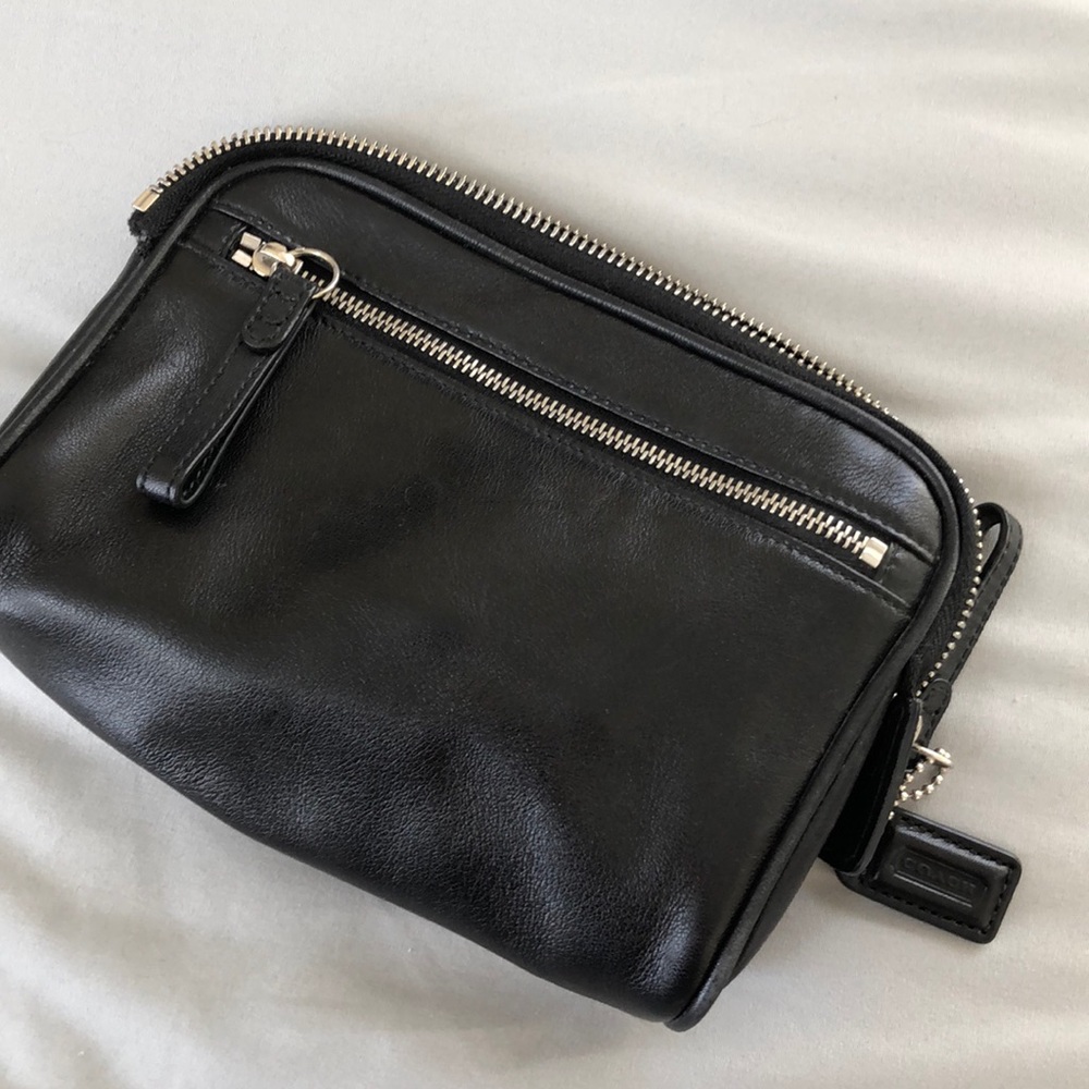 Coach Makeup Pouch - Black